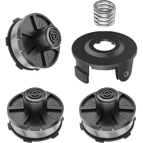 Stück Drahtspulen Ersatzspule für Makita 18V Rasentrimmer DUR181Z/DUR181RF/DUR181, für Makita 196146-9, Spulenabdeckung 195858-1 (3 Spulen + 1 Spulenabdeckung + 1 Feder) (1/5)