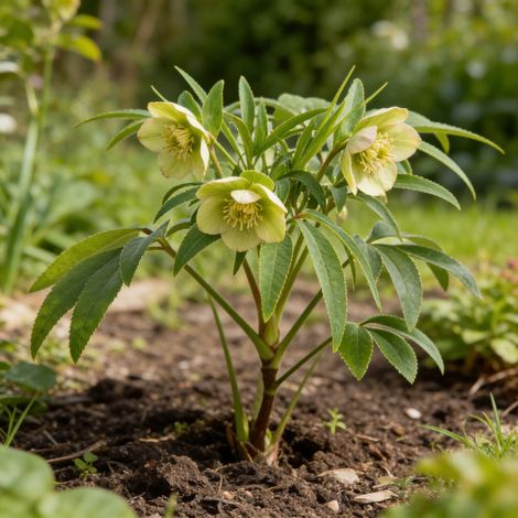 Hellébore foetidus 20cm Godet 9cm - Helleborus (1/4)
