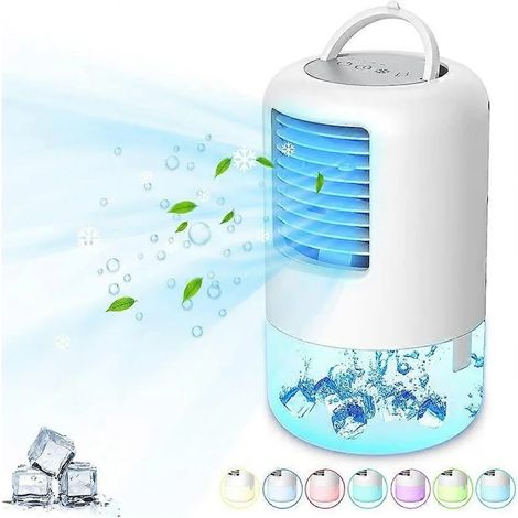 Climatiseur portable silencieux 3 en 1 - Refroidisseur, ventilateur et humidificateur-AquaForge (1/5)