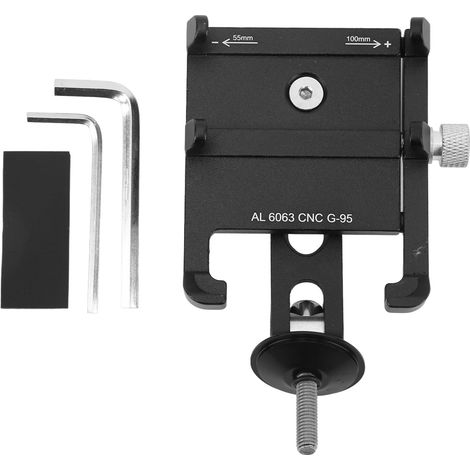 Support téléphone vélo G95, support de navigation pour VTT et vélo de route, fixation robuste pour téléphone en cyclisme. (1/5)
