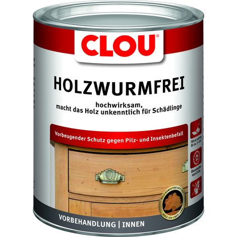 Clou Holzwurmfrei 2,5 L Holzpflegeöl