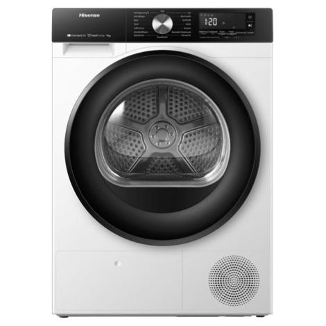 Hisense DH3S902BWCC asciugatrice Libera installazione Caricamento frontale 9 kg Bianco