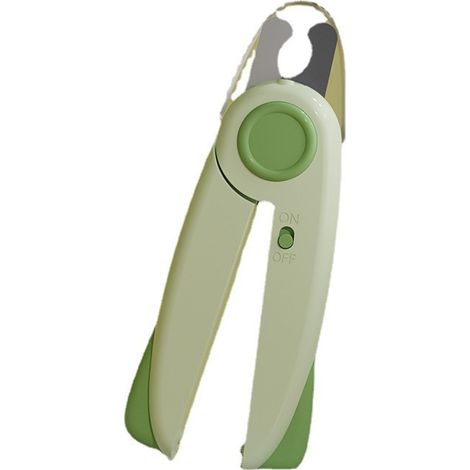 Coupe-ongles LED pour animaux de compagnie, sûr et ergonomique avec protection, lames tranchantes et durables, outil de toilettage professionnel. (1/5)
