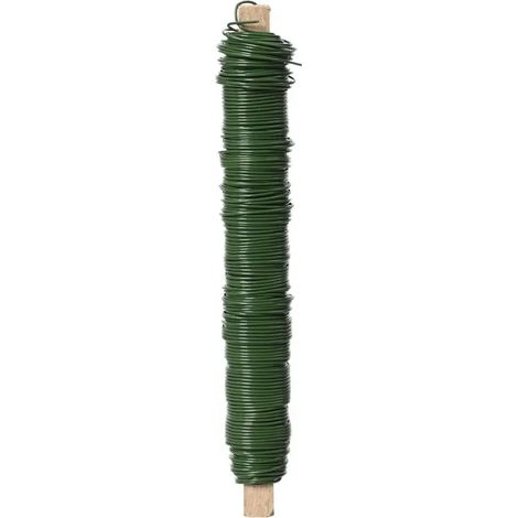 Grüner Draht 14 cm für dekorative und florale Arrangements (1/4)