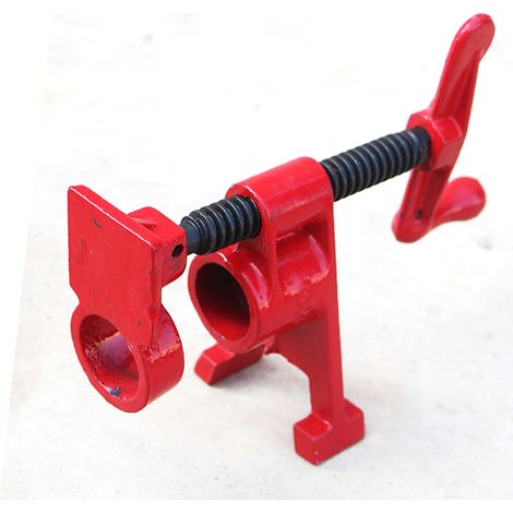 Collier de fixation pour tuyau d'eau, collier de raccordement rapide pour tuyaux en bois, support en fonte malléable, collier de serrage pour tuyau d'eau (1/5)