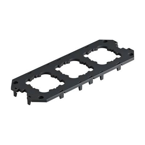 Piastra di copertura OBO Bettermann ut4 d3 3 aperture 22x13 cm