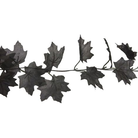 Couronne de feuilles d'érable noires de 170 cm (1/2)