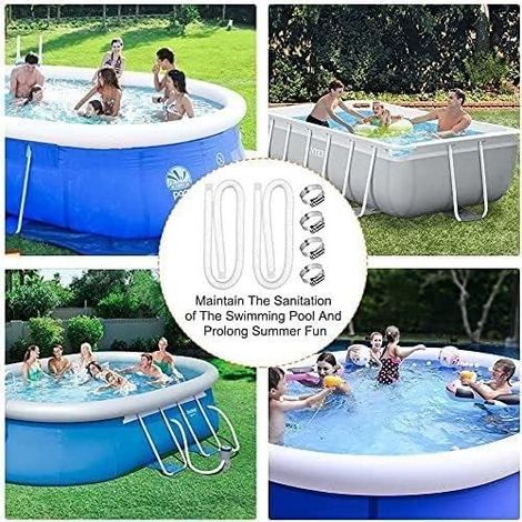 Tuyau de Rechange pour Piscine - TAPIS DE BAIN - Accessoire 1,25" x 59" - Blanc (1/3)