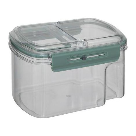 CAJA HERMÉTICA Neo verde recta 1,5L INDICADOR DE FECHA (1/5)