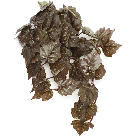 Plante aquatique artificielle en imitation feuilles de rotin pour aquarium ou bac à poissons. (1/5)