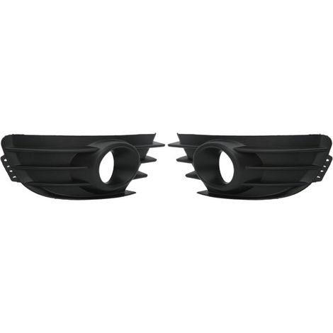 Trywise 1 Paire de Couvercles de Calandre Antibrouillard, Calandre de Pare-chocs Avant Antibrouillard Noir pour Citroen C4 2004‑2008 (1/4)