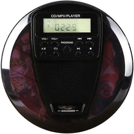 CD-Player mit Kopfhörern, tragbarer Walkman-CD-Player für Auto, Reisen und Zuhause