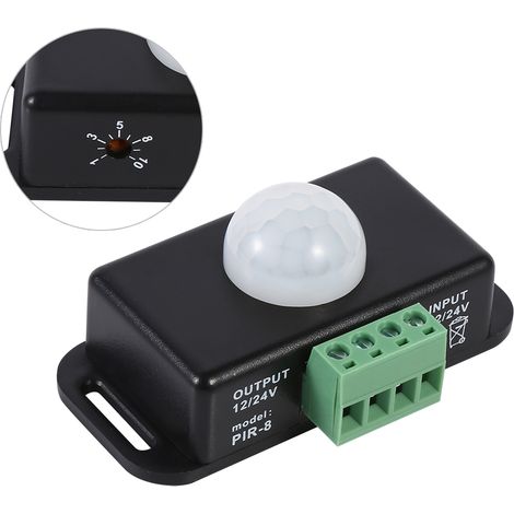 12V/24V DC PIR-Infrarot-Bewegungsmelder für LED-Streifen. (1/5)