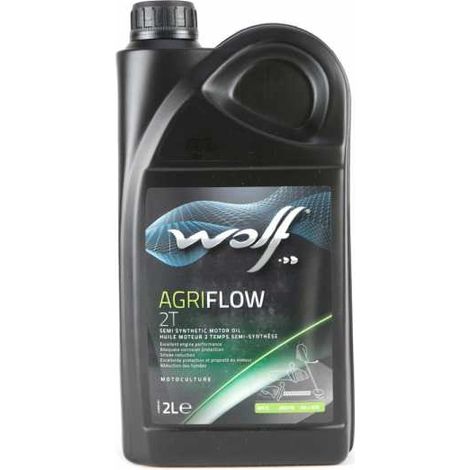 Huile moteur 2 temps Agriflow Wolf 2 litres (1/3)