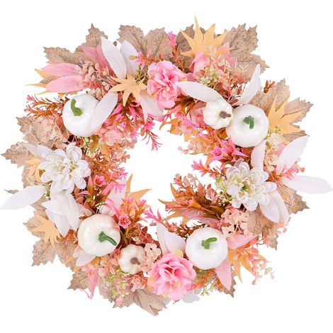 Guirlande De Fleurs Séchées - Branches Naturelles En Bois - Décoration Porte Fenêtre Fête Saisonnière - 40 Cm (1/5)