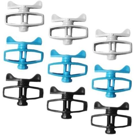 9 pièces, portable, tendeur de fil clôturé, tige de terre de fixation, adaptée aux générateurs solaires, installation rapide, adaptée à une utilisation en plein air (1/5)