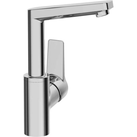 HANSA Miscelatore monocomando per lavabo HANSATWIST 0955 sporgenza 130 mm DN15 cromo, 09552203 (1/3)