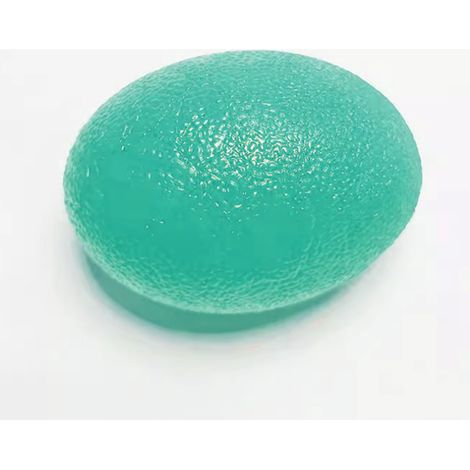 Balle de renforcement de la préhension en silicone, exercice pour les doigts, balle de compression pour soulager le stress et les tensions (verte) (1/5)