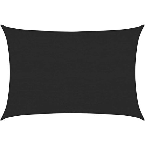 Maison Exclusive - Voile d'ombrage 160 g/m² Noir 3,5x4,5 m PEHD (1/5)