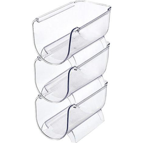 Porte-gobelets transparent à plusieurs niveaux, gain de place, durable, 1 compartiment (1/5)