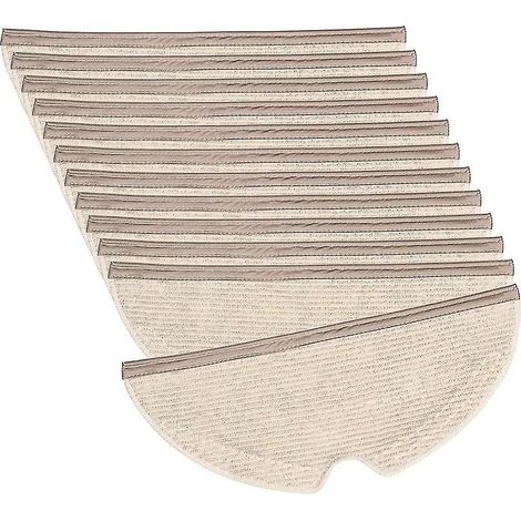 12er-Pack Wischtücher für Xiaomi Roborock S5 Max, S5, S50, S51, S6 und Pure Vacuum