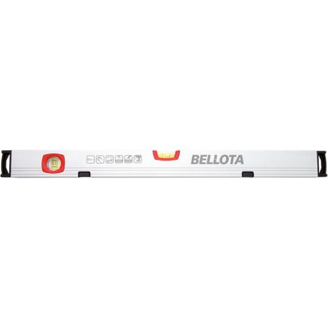Niveau à bulle BELLOTA - Magnétique - 2 Fioles - 60cm - 50101M60 (1/4)