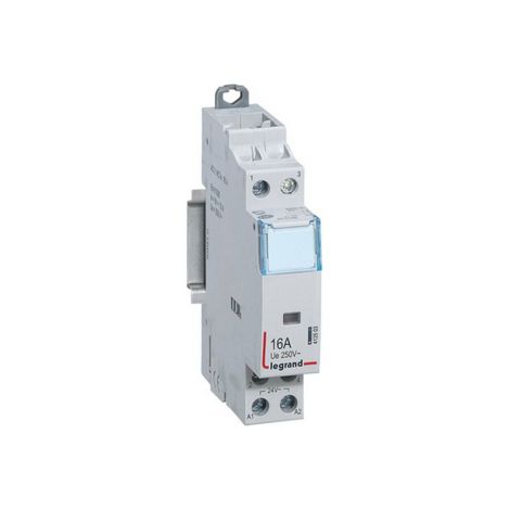 Contacteur de puissance CX³ bobine 24V sans commande manuelle - 2P 250V 16A - contact O+F - 1 module - LEGRAND