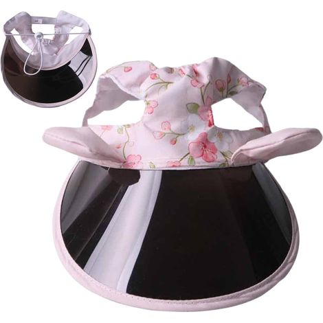 Chapeau pour Chiot Couvre-Chef Protection UV pour Animaux Chapeau De Pour Petits Chiens Pour L'Été En Extérieur Plage Trajet Randonnée Camping (1/5)