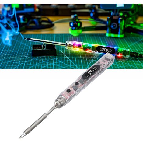 Fer à souder intelligent SI012 PRO MAX à température constante avec affichage numérique OLED et panne de soudage TS-B2 (1/5)