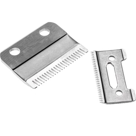 vhbw Juego de corte 2x hojas reemplaza Wahl WA2050-500, WA2470-050 para máquinas de cortar el pelo (1/2)