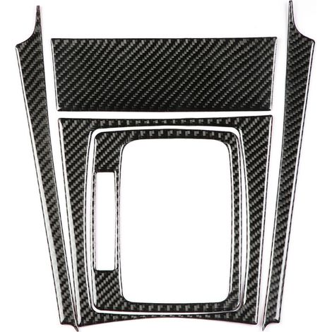 Eosnow Car Gear Shift Carbon Faserplatte für Mercedes Benz W204 C Klasse 07-13 (linke Handantrieb)
