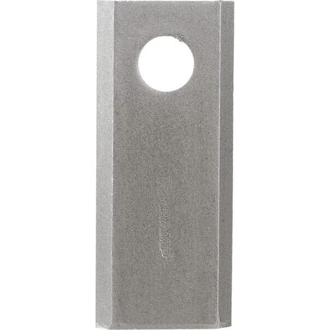 Cuchilla segadora Izd./Dch. 114x48x4 mm bore di谩metro19 mm v谩lida para Kongskilde JF/Stoll paquete de 25 uds. UNIVERSAL (1/2)