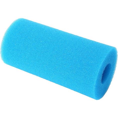 Pool Filter, Foam Sponge Cartridge, Washable Replacement Pool Cleaning Accessories, PU Blue 20x10x4cm for Intex Type A (1/5)
