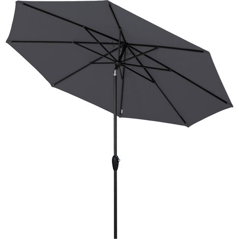 Sekey 300 cm Sonnenschirm Marktschirm Gartenschirm Terrassenschirm Rund Sonnenschutz UV50+ (1/5)