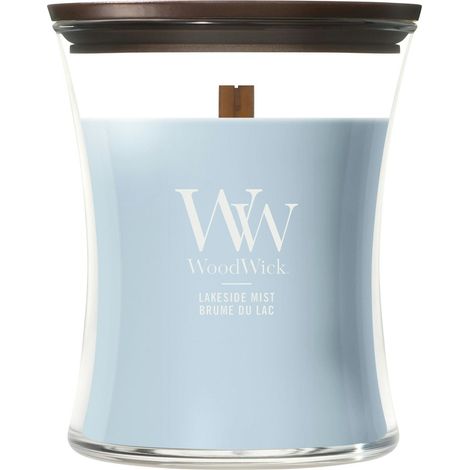 Candela Lakeside Mist Clessidra Media 275g Blu WoodWick
