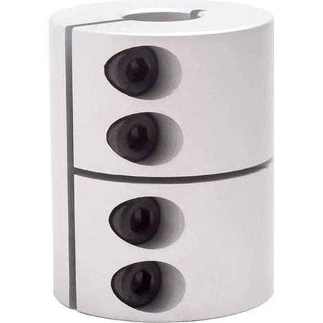 Accouplement Rigide à Pince De 12 mm à 12 mm, Diamètre 32 mm, Longueur 45 mm, Connecteur D'Arbre Moteur En Aluminium Pour Servomoteur D'Imprimante 3D CNC (1/5)