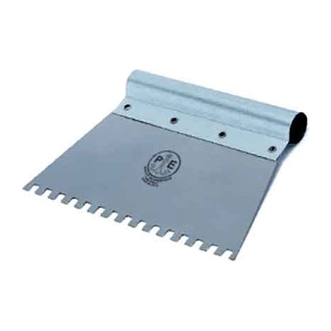 SPATOLE PER BOSTIK C/IMPUGNATURA TUBOLARE '542' PAVAN 200 mm - Dentatura a sega - 6 pezzi- PAVAN