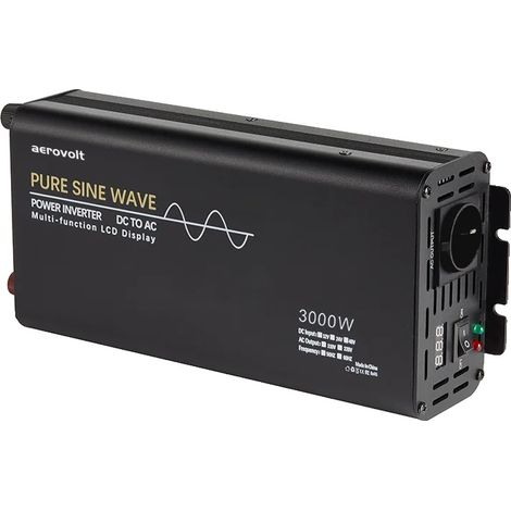 Onduleur, Onde Sinusoïdale Pure, Conversion de Puissance AC, 24V À 230V 3000W, Europe-a, 220-240V-a (1/2)