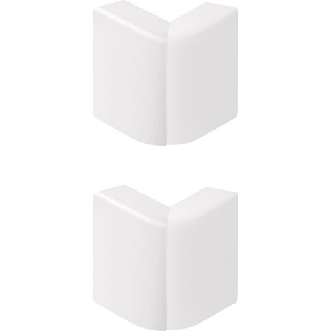 Escuadras de esquina exteriores para canaletas de 15 x 15 mm, blancas, paquete de 2, tehalit TEHALIT