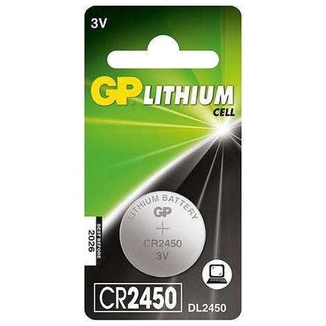 Batteria al Litio a Bottone 3V CR2450 (Blister 1 Pezzo)