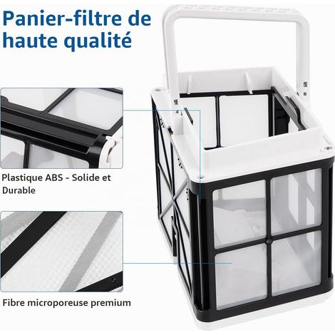 9991459-R1 Panier filtrant Ultra Fin pour Dolphin S50, S100, Active 10, Active 15, T15, T25, E10, Explorer E20 (1/4)