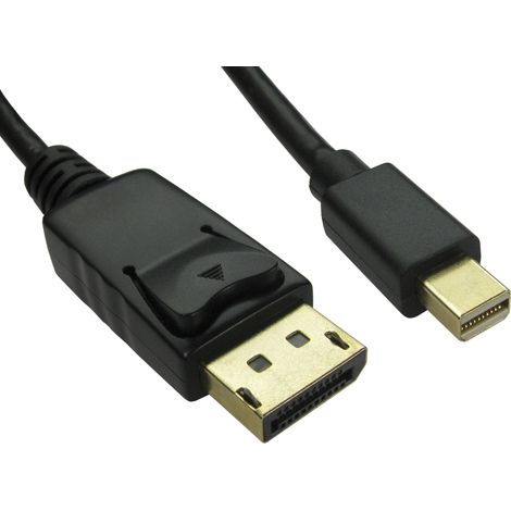Câble de port d'affichage RS PRO, Mini DisplayPort/ DisplayPort M /M en 3m Noir ( Prix pour 1 )