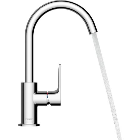 hansgrohe Rebris E Einhebel-Waschtischarmatur 210, mit (1/5)