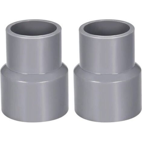 0mm x 32mm Moyeu de couplage de tuyau en PVC réducteur DWV gris 2 pièces (1/3)