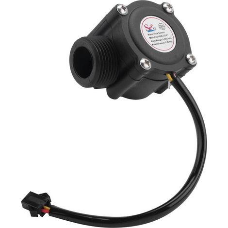 Geeignet für SODIAL® 1-60 l/min 5-24 V Hall-Effekt-Wasserdurchflusssensor FS300A