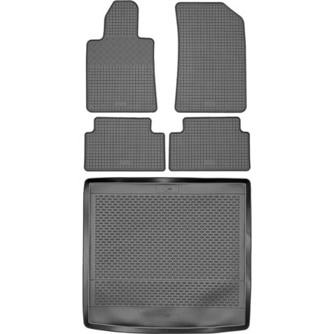 Peugeot 508 I Kombi / SW de 2011-2019 SET - Alfombrillas de goma para coche + alfombrilla para maletero (1/5)