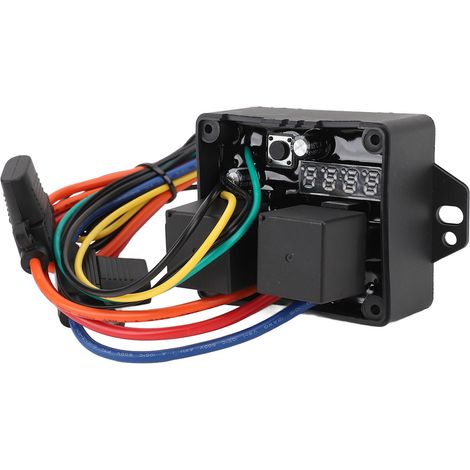 Régulateur de ventilateur numérique 12V kit commande électrique température réglable pour ventilateurs (1/5)