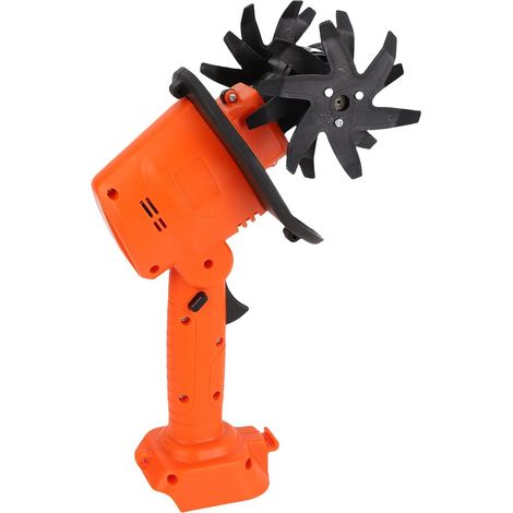 Cultivateur sans Fil, 235 TR/Min, 4 Dents en Acier, Largeur de Travail de 4 Pouces, Motoculteur électrique, Motoculteur Portable avec Poignée Ergonomique pour Pelouses, Serres et Paysages (1/5)