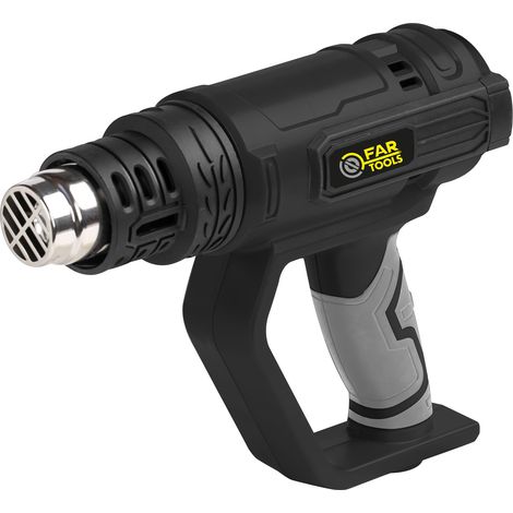 Fartools – Décapeur thermique 2000 W – Température réglable 60 à 600 °C – Vitesse ventilation 350/500 l/min – Câble 2 m pour décapage précis - HG2000 (1/10)