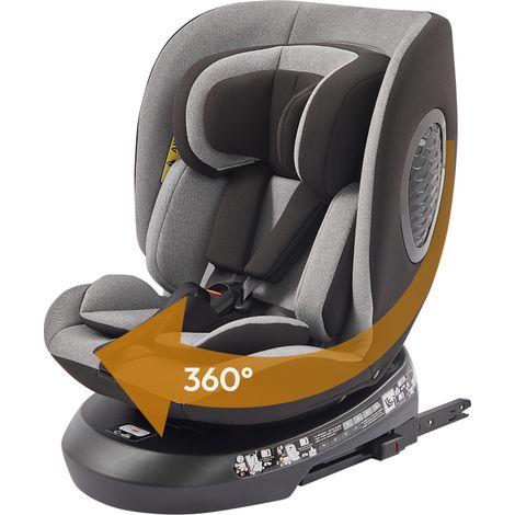 Mobelys Siège Auto Bébé 0 à 36kg ISOFIX I-Size 40-150 cm, 360